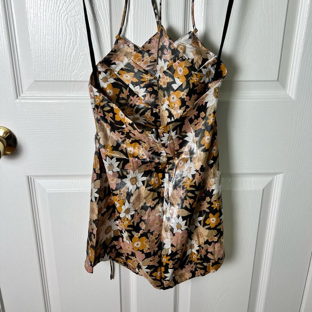 Rumer The Label Floral Open Back Lightweight Paloma Mini Dress Size Small NWT - Picture 7 of 8